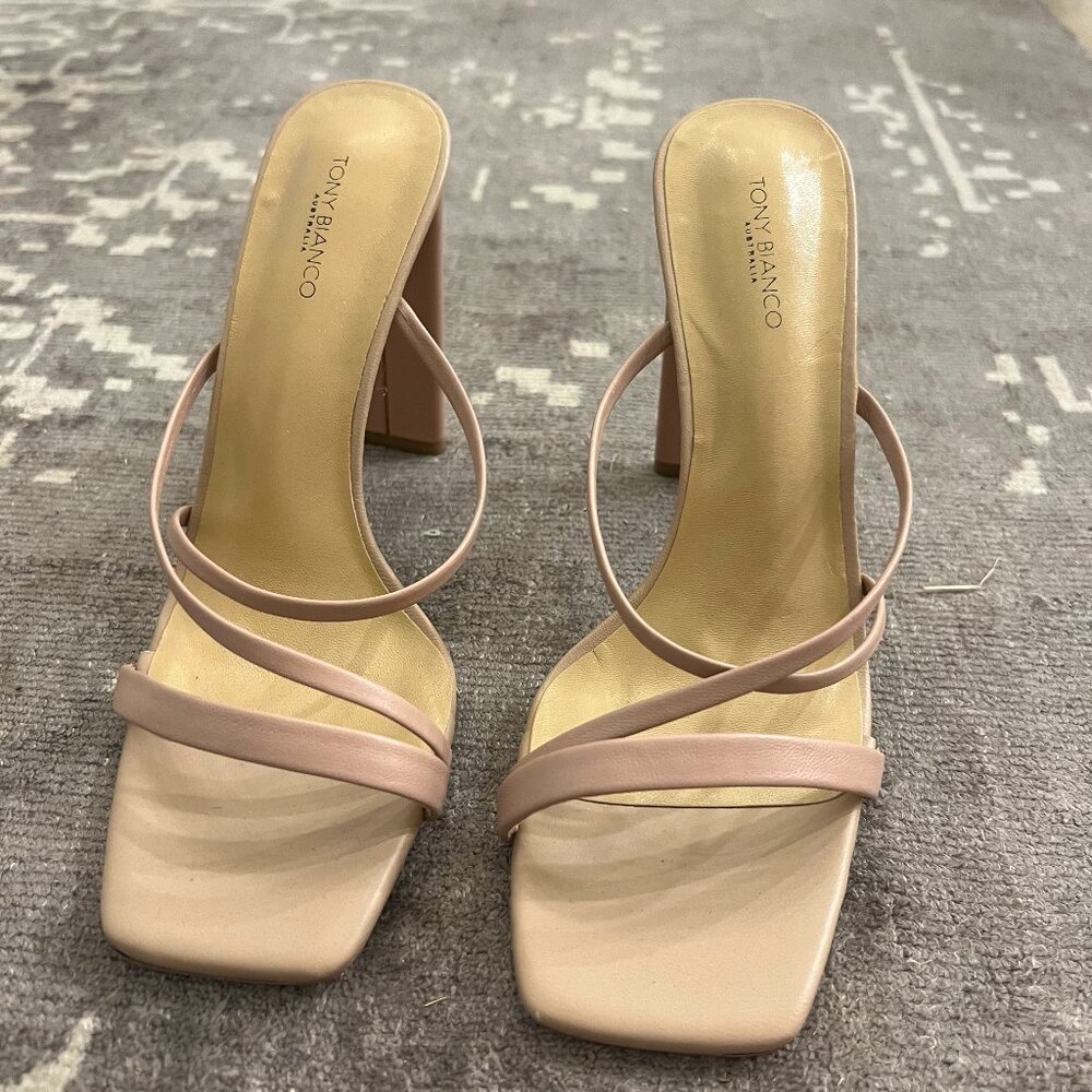Tony Bianco Fior Mule in Skin Sheep Nappa size 6.5